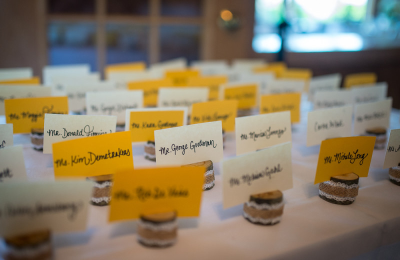 Guest Place Settings at Beaver Island Lodge