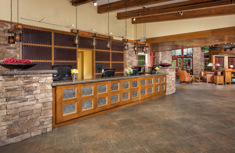 Lobby at Bear Creek Mountain Resort.