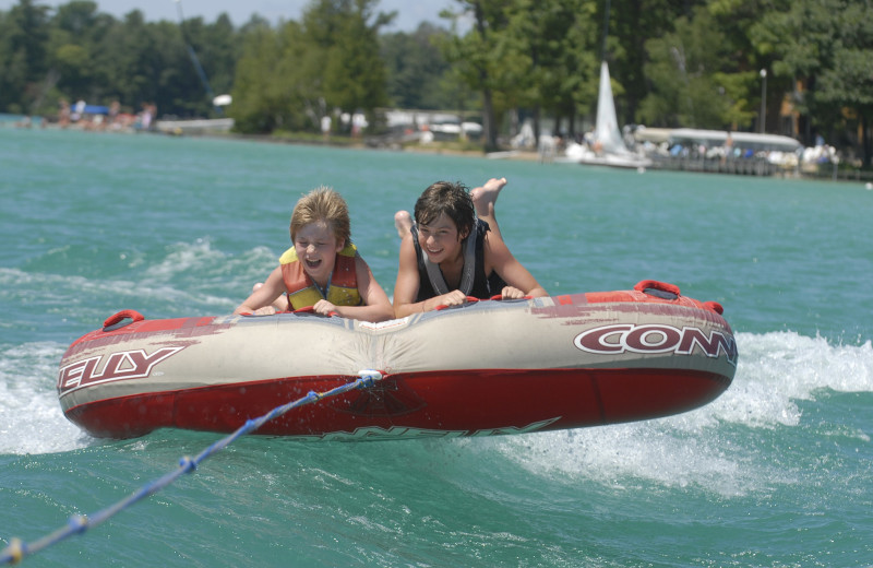 Tubing at White Birch Lodge.