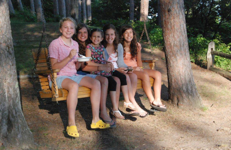 Family fun at Chimney Corners Resort.