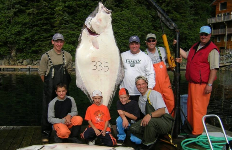 Fishing at Elfin Cove Resort.