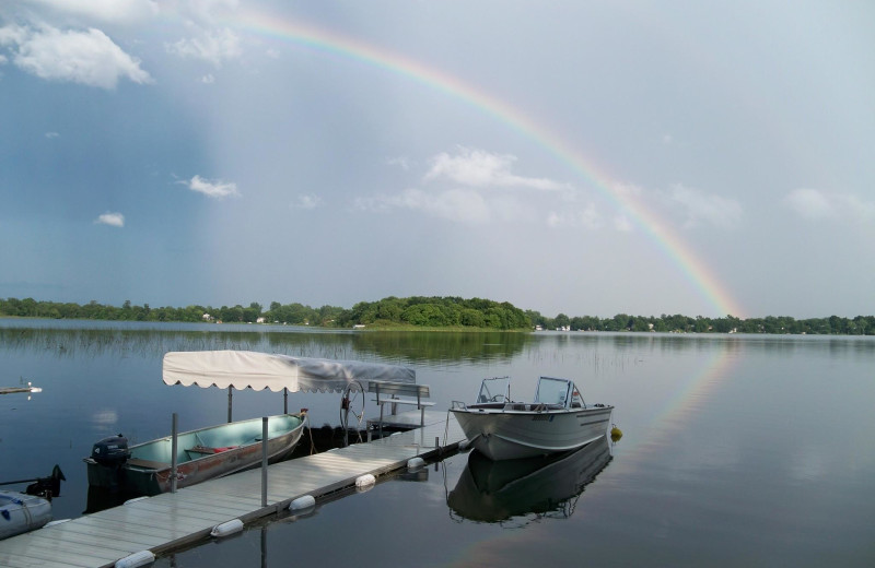 Lake view at Brophy Lake Resort.