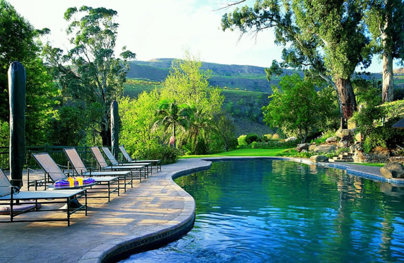 Outdoor pool at The Cavern Drakensberg Resort.