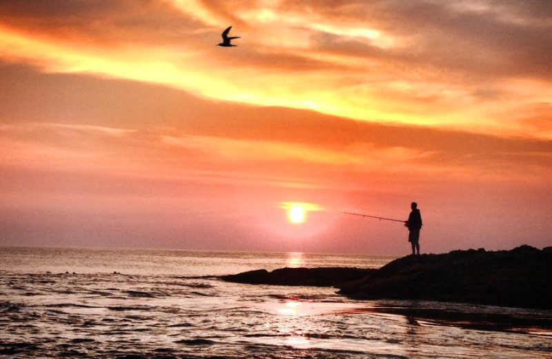 Fishing near Ogunquit Beach Inn.