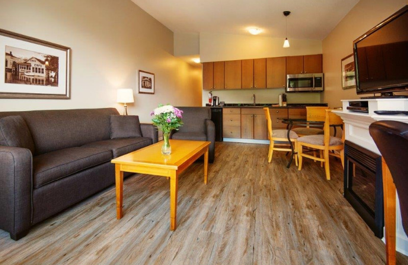 Guest room at Harrison Beach Hotel.