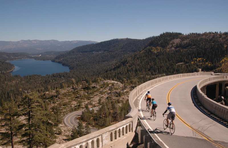 Biking at Sugar Bowl Resort.