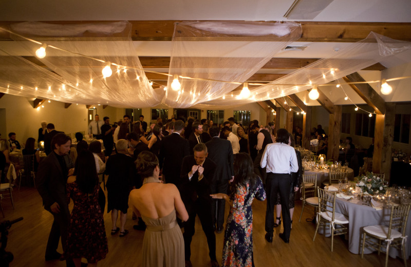 Wedding reception at Arrow Park Lake and Lodge.