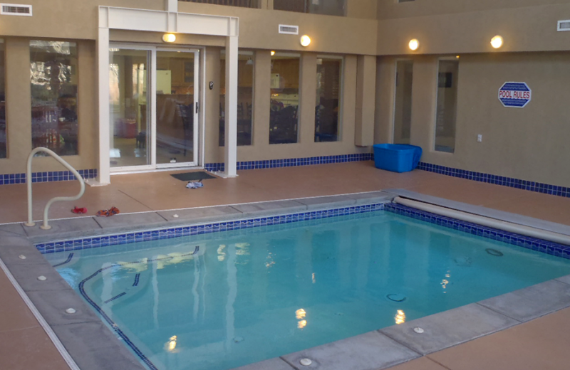 Rental pool at Utah Family Lodges.