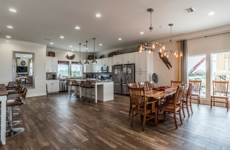 Rental kitchen at Harris Properties Management.