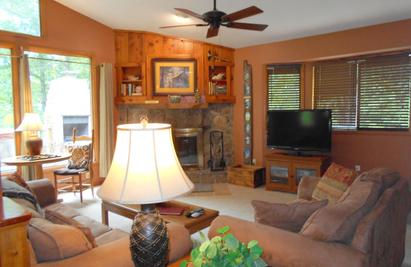 Rental living room at Pioneer Rental Management.