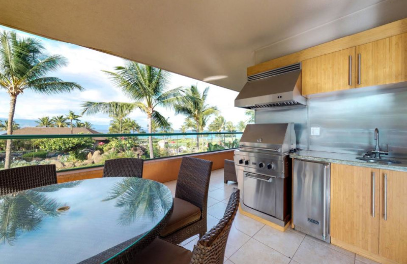 Rental balcony at Vacasa Maui.