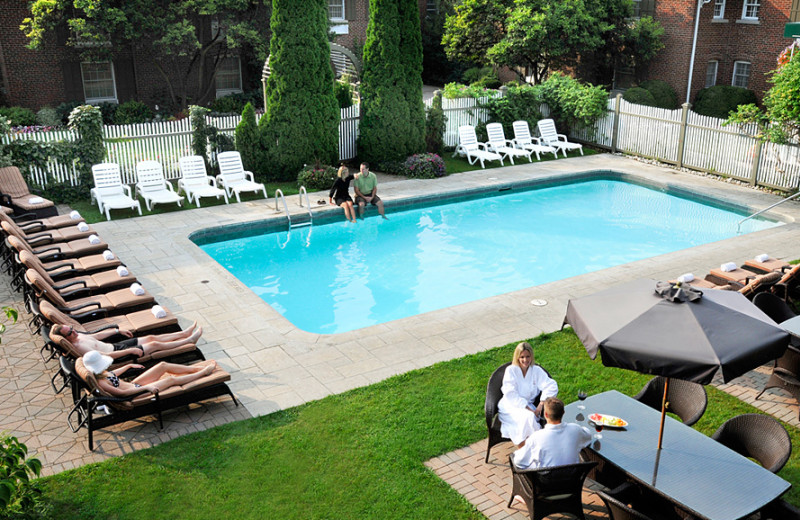 Outdoor pool at Pillar and Post.