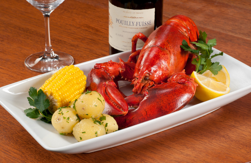 Lobster at Black Point Inn.