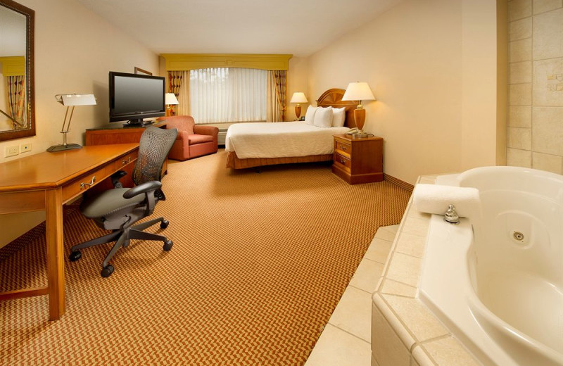 Guest room at Hilton Garden Inn Columbus.