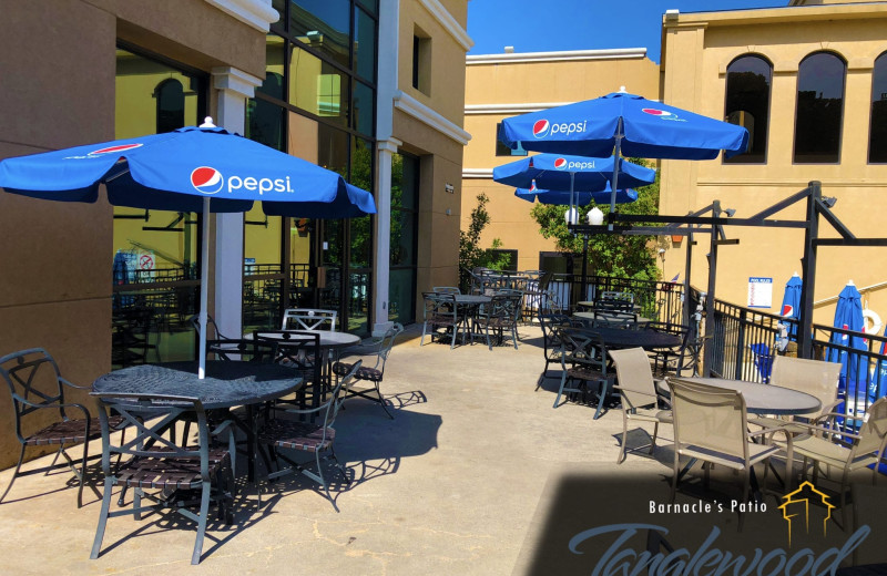 Patio at Tanglewood Resort and Conference Center.