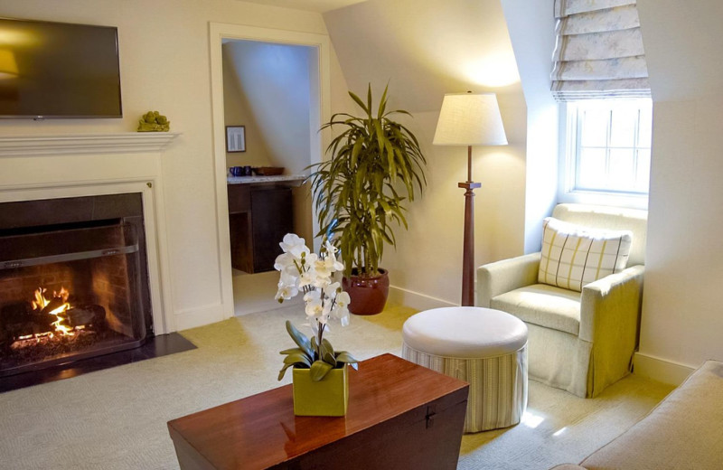 Guest room at Boar's Head Resort.