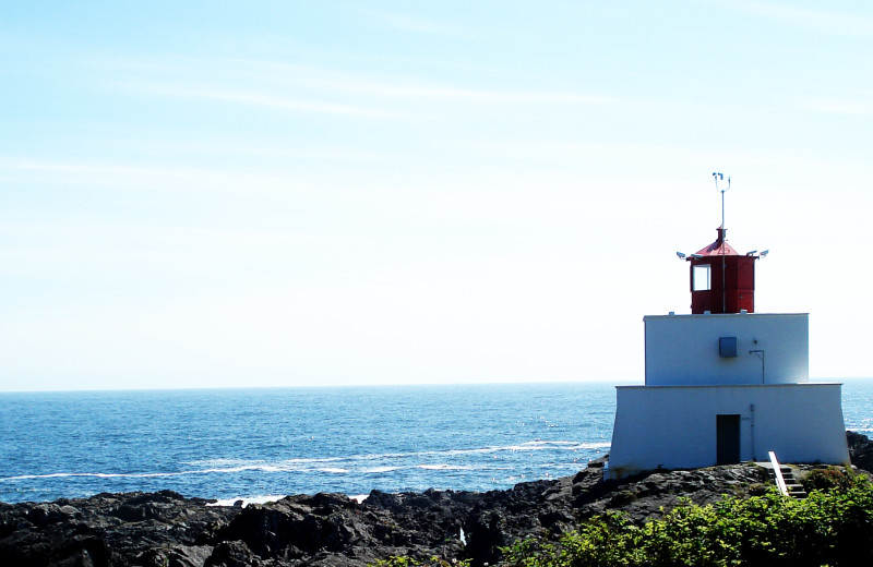 Lighthouse on Wild Pacific Trail, a 20 min walk from Sutton Cottage.