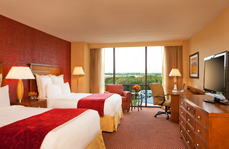 Guest room at CoCo Key Water Resort- Mt. Laurel Marriott.