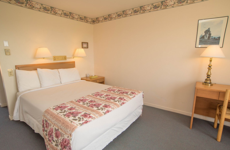 Guest room at Brier Island Lodge and Resort.