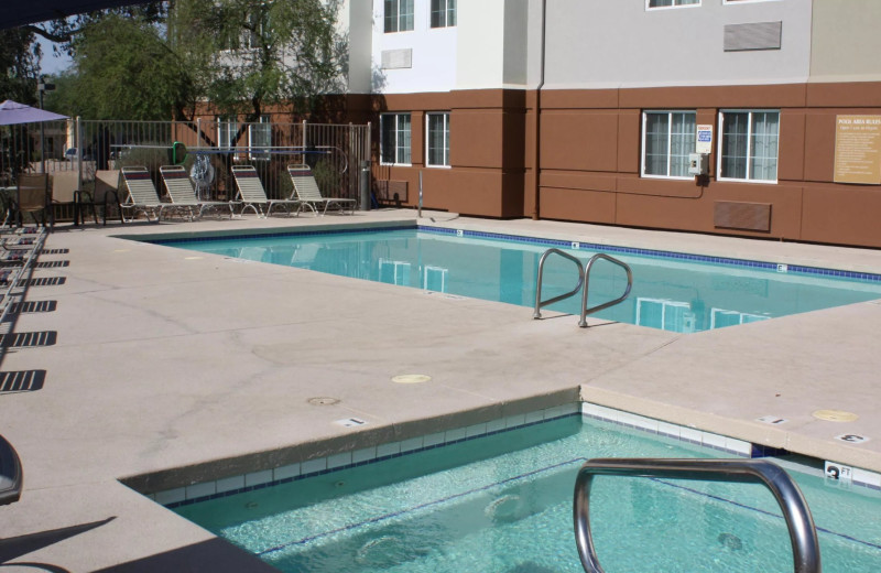 Outdoor pool at Sonesta Simply Suites Phoenix Glendale.