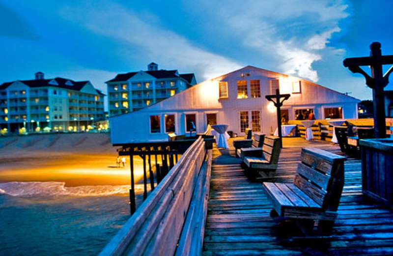 Pier view at Hilton Garden Inn Outer Banks.