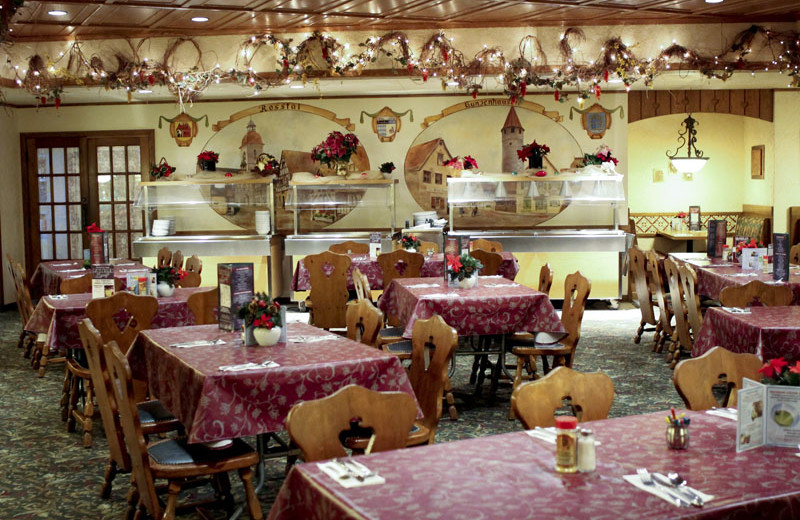 Dining at Bavarian Inn of Frankenmuth.