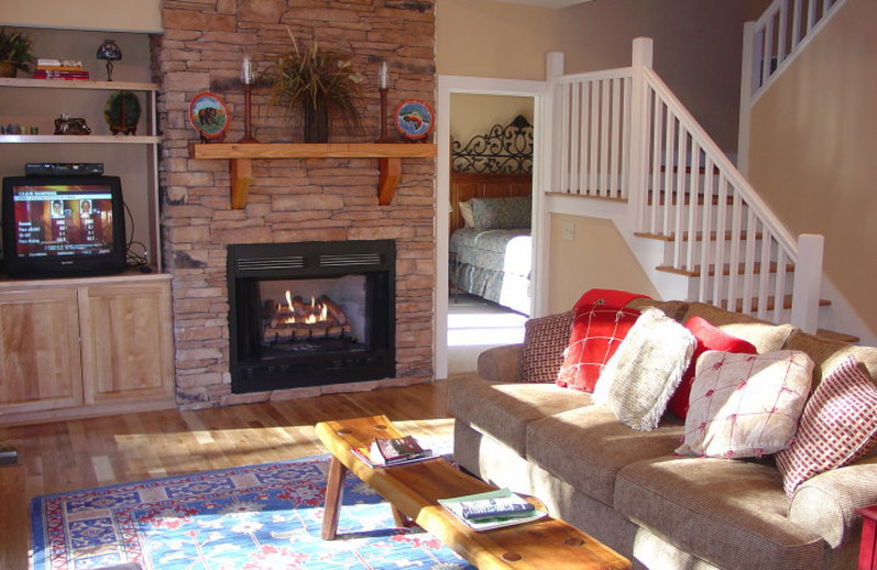 Cabin Interior at Foscoe Rentals