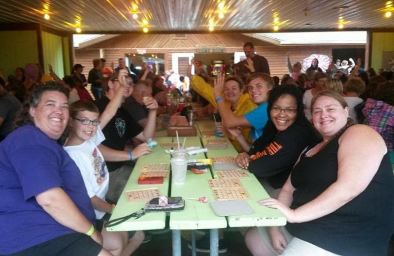 Group at Yogi Bear's Jellystone Park Warrens.