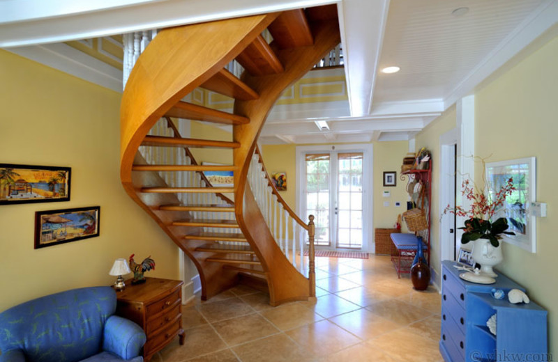 Rental living room at Vacation Homes of Key West.