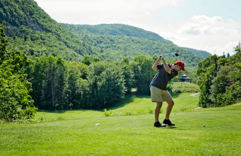 Golfing at Keltic Lodge