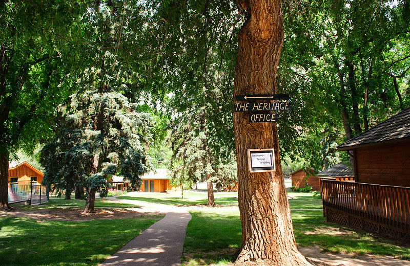 Cabins at  Sylvan Dale Guest Ranch.