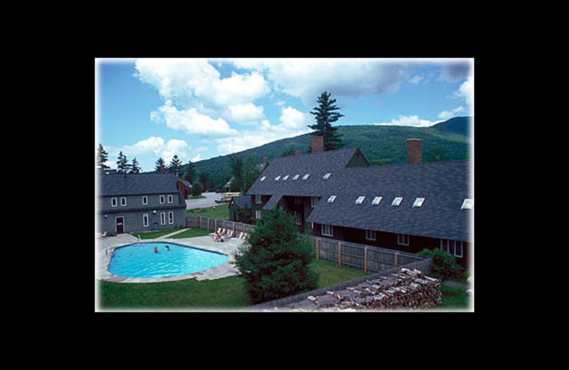 Outdoor pool at Village Condominium.