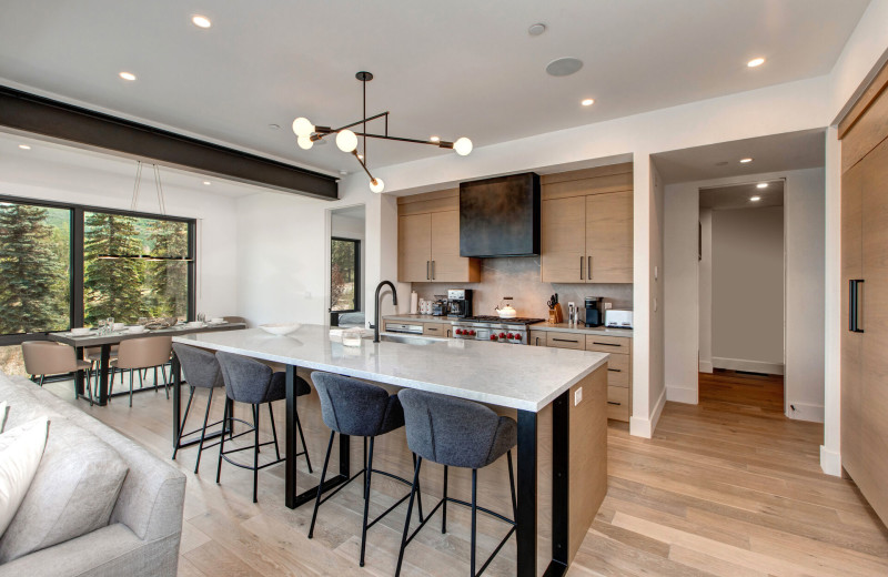 Rental kitchen at Park City Rental Properties.