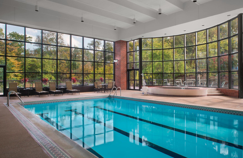 Indoor pool at Sheraton Suites.