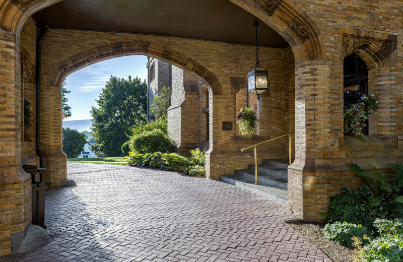 Entrance at Cranwell Spa & Golf Resort.