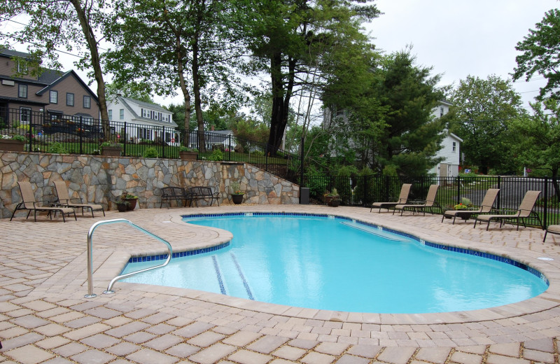 Outdoor pool at Sea Rose Suites.