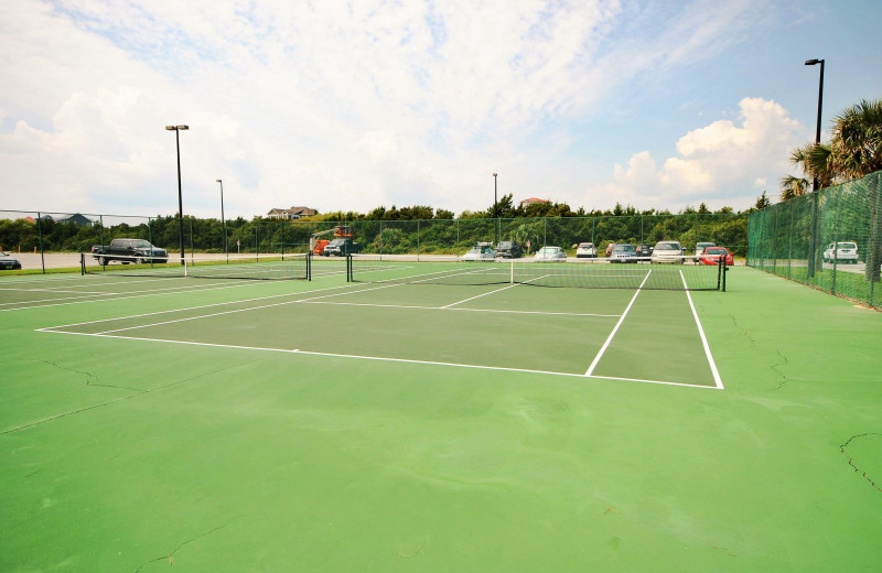 Outdoor Tennis Courts at Villa Capriani