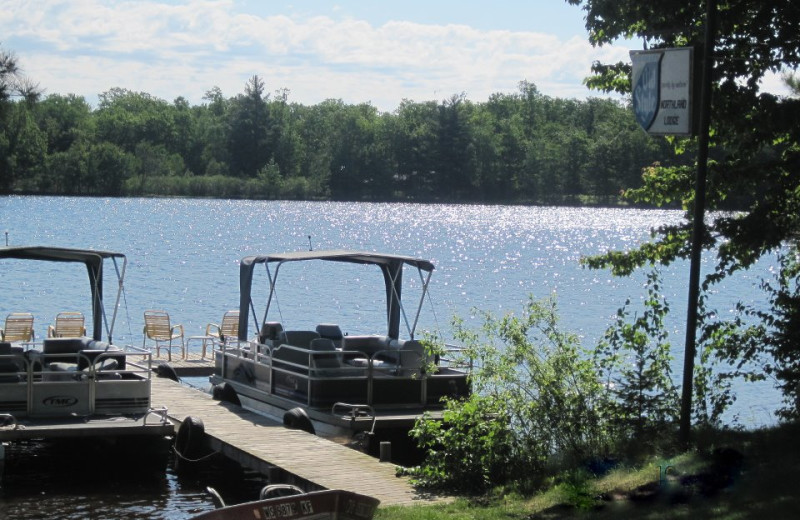 Boats at Northland Lodge.