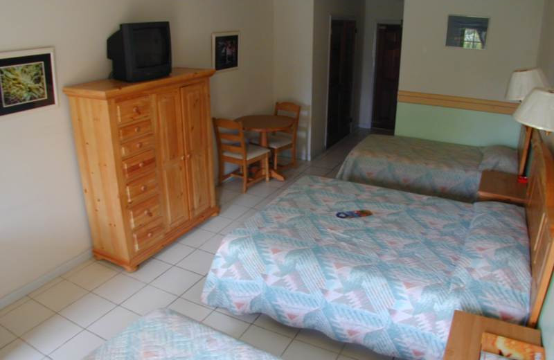 Guest room at Orange Hill Beach Inn.