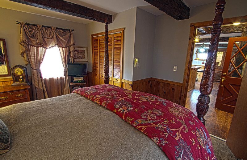 Guest room at Phineas Swann Inn & Spa.