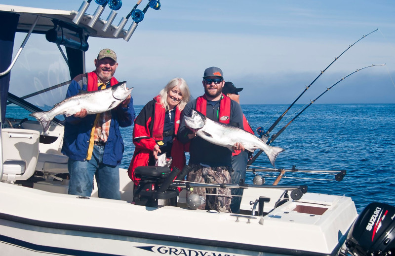 Fishing at Walters Cove Resort.