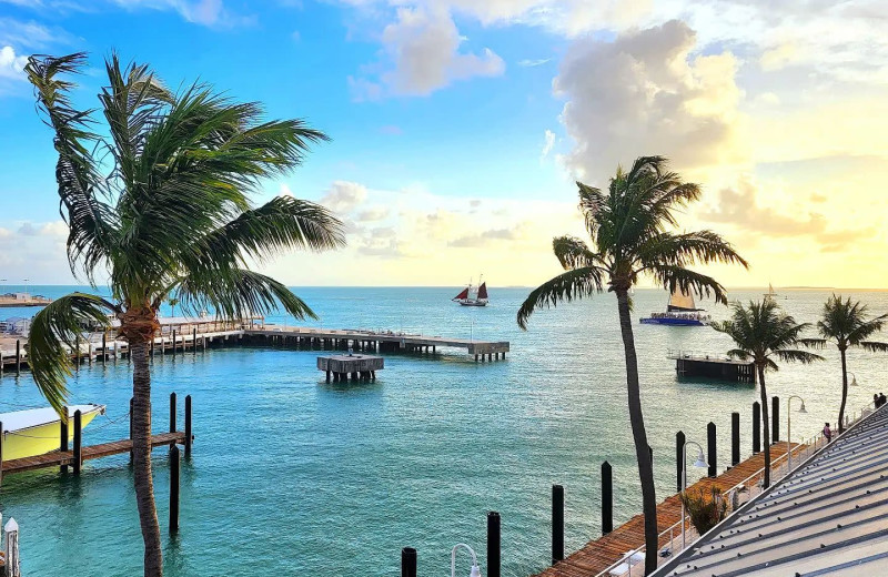 Beach view at Opal Key Resort & Marina