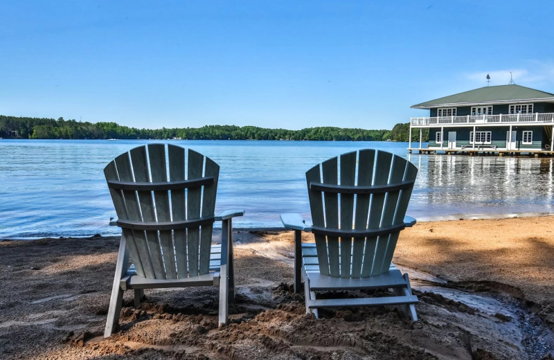 Rental beach at Hiller Vacation Homes.