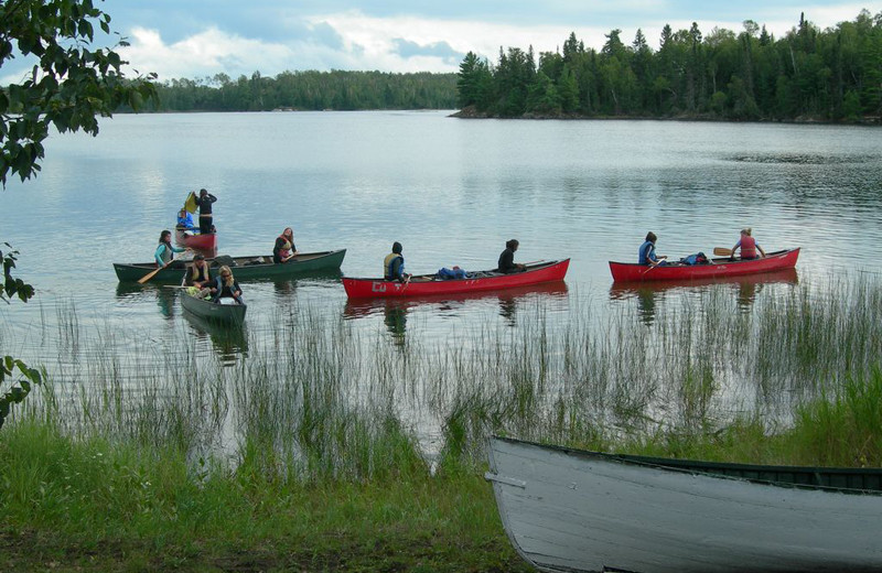 Lake at Whitefish Bay Camp.