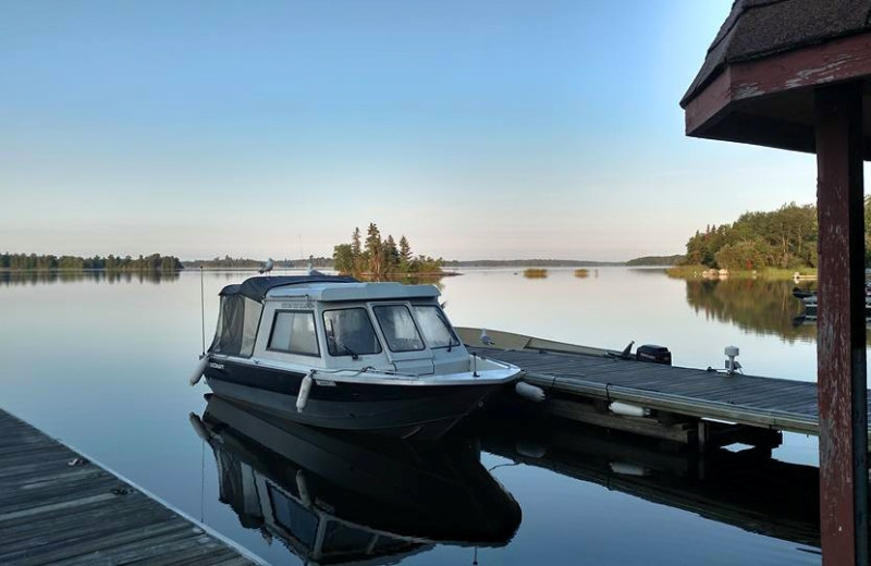 Lake view at Pipestone Point Resort.