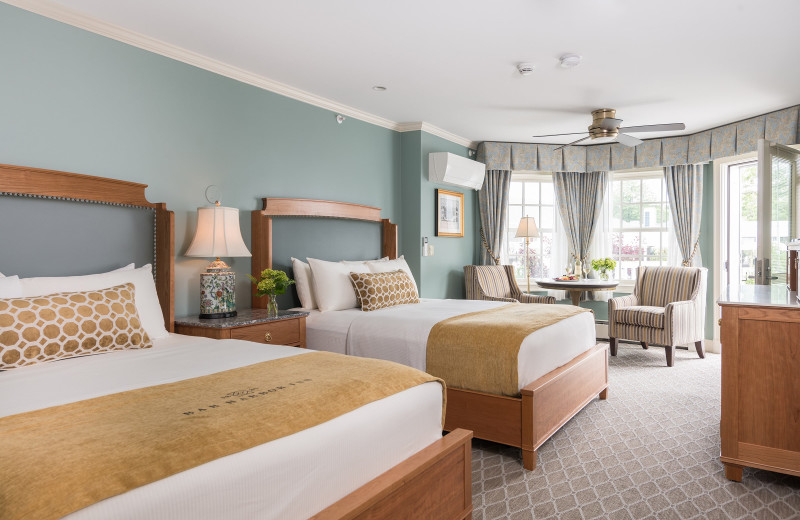 Guest room at Bar Harbor Inn & Spa.