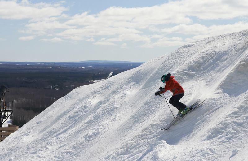 Skiing at Crystal Mountain Resort.