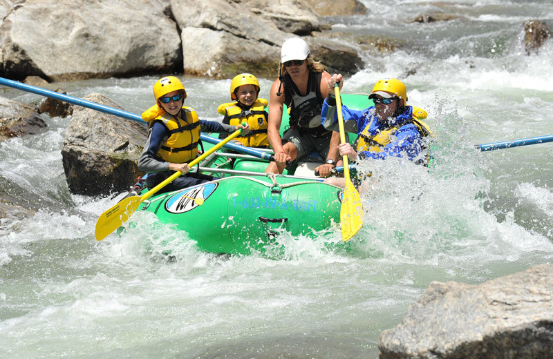 Water activities at Tumbling River Ranch.