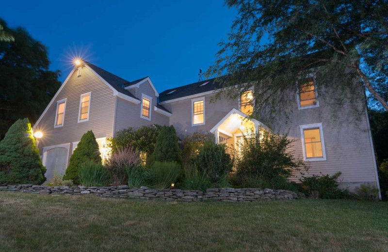Rental exterior at Acadia Cottage Rentals.