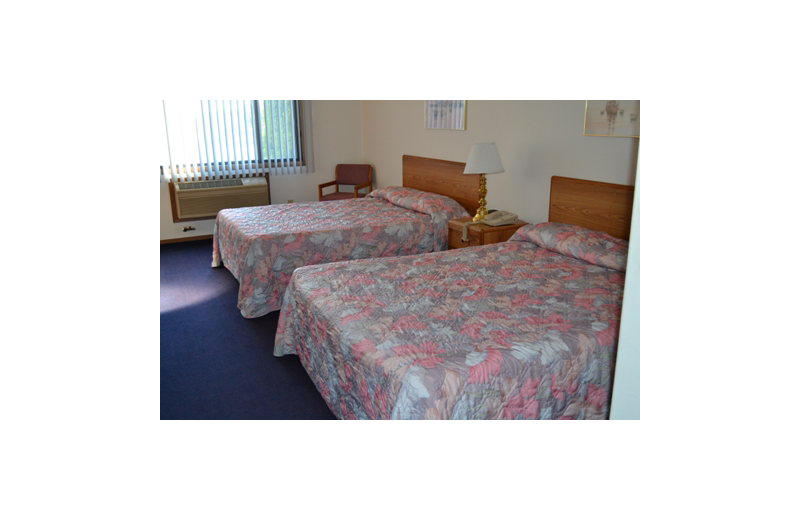 Guest room at Sky Lodge Inn & Suites.